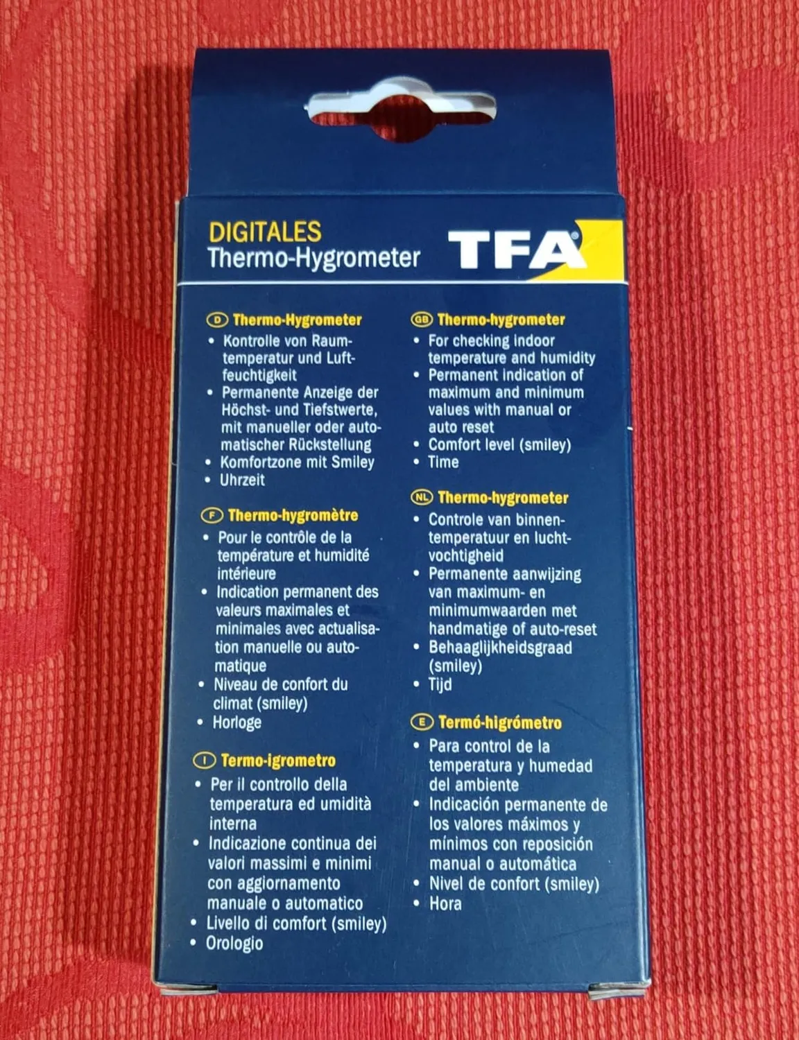 TFA Dostmann 30.5057 Thermo-Hygrometer weiß Schimmel