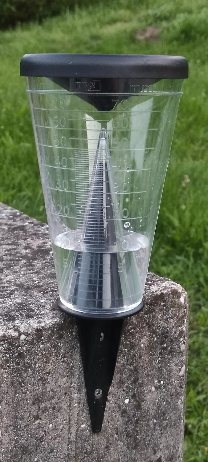 TFA Dostmann 47.1008 Regenmesser Schwarz bis 70 l