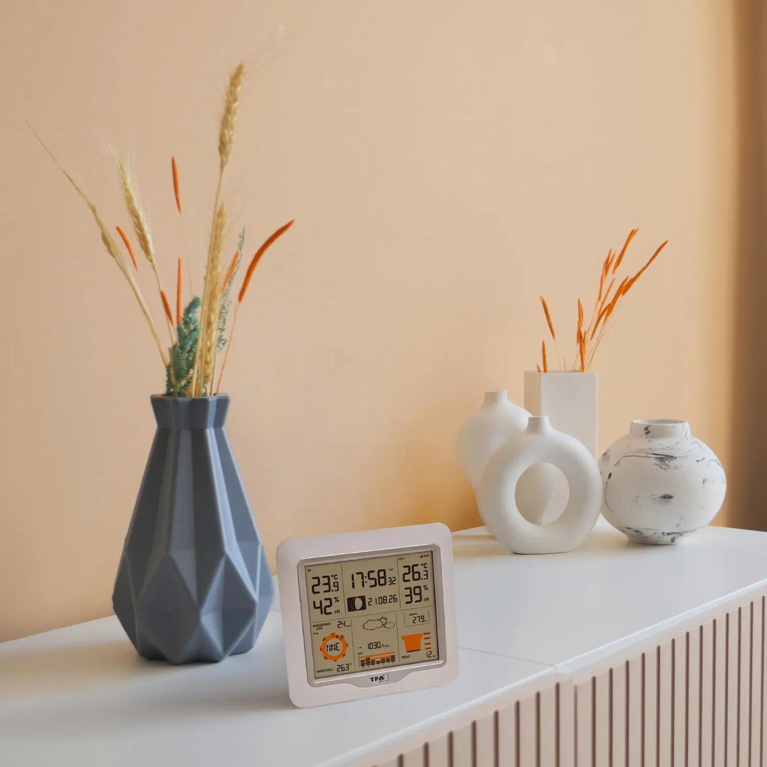 TFA Dostmann Weather One 35.1177 Funk-Wetterstation 5-in-1 weiß
