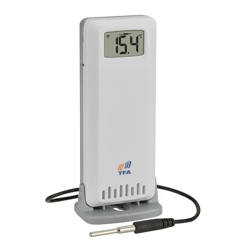 TFA Dostmann TFA-ID 30.3902.02 Temperatursender 2-fach weiß