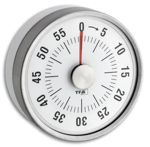 TFA Dostmann Puck 38.1028.02 Küchentimer weiß 60 Min