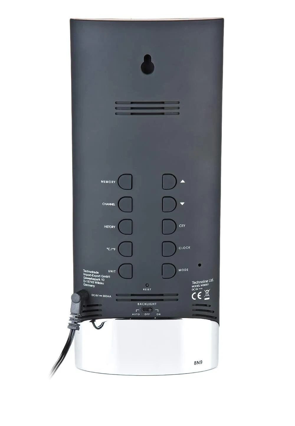 Technoline WS 6501 Wetterstation Funk Mondphase Farbdisplay