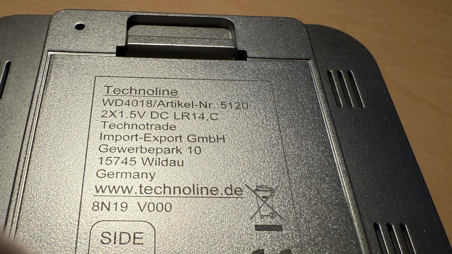 Technoline TX 48 WD IT Funk-Außensensor WD 4012