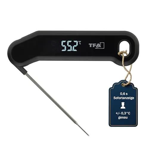 TFA Dostmann 14.1519 Fleischthermometer digital schwarz