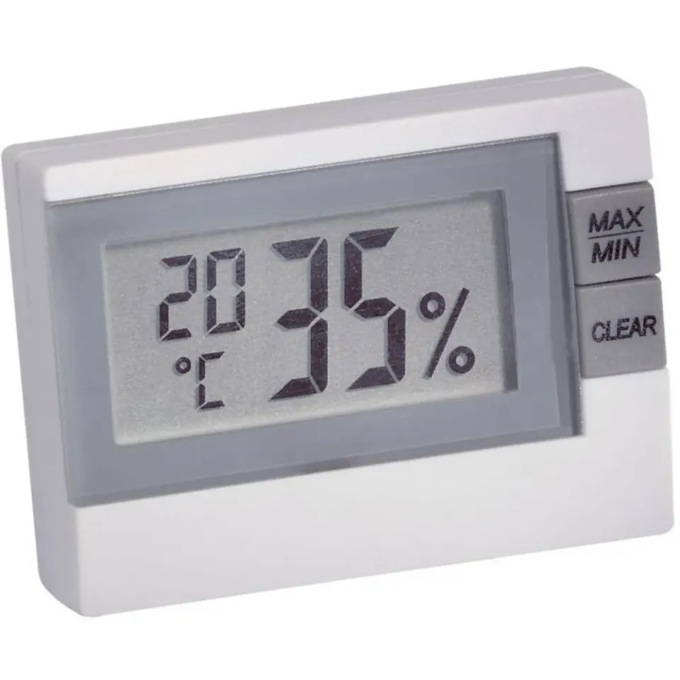 TFA Dostmann 30.5005.02 Thermo-Hygrometer Mini Weiß