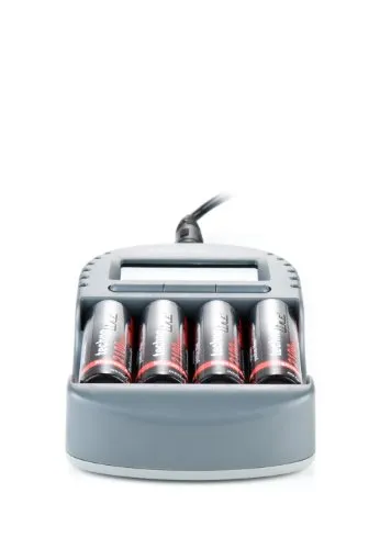 Technoline BC 450 Akku-Ladegerät schwarz Mikroprozessor