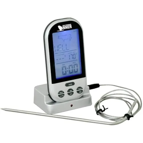 Technoline WS 1050 Funk-Bratenthermometer mit Temperaturalarm