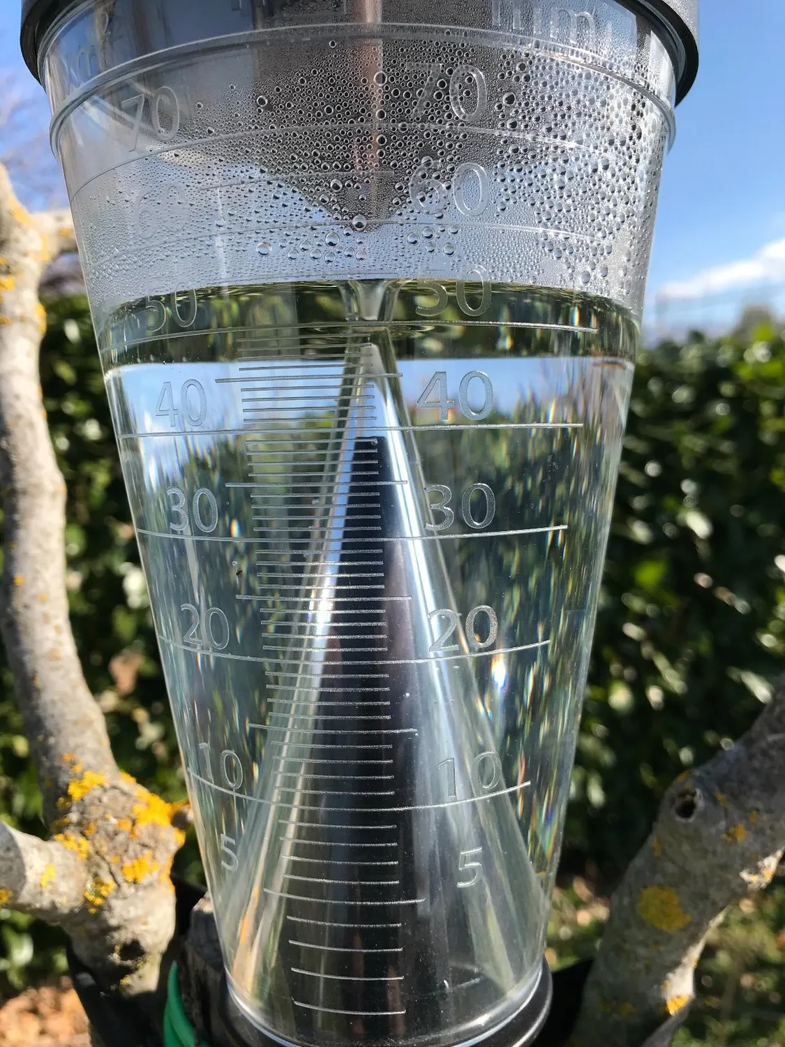 TFA Dostmann 47.1008 Regenmesser Schwarz bis 70 l