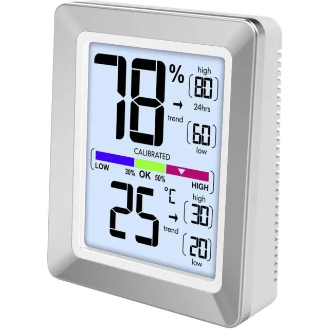 Technoline WS 9460 Raumklimastation silber Touchlicht