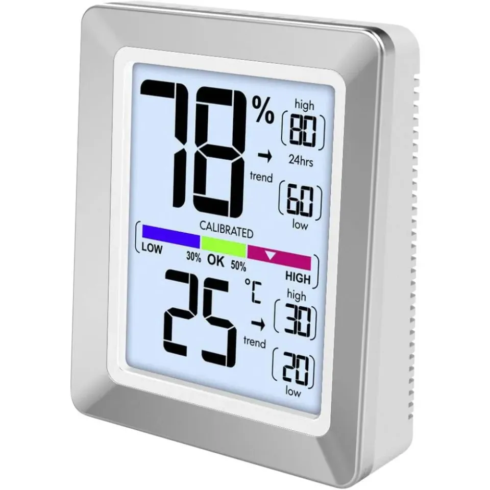 Technoline WS 9460 Raumklimastation silber Touchlicht