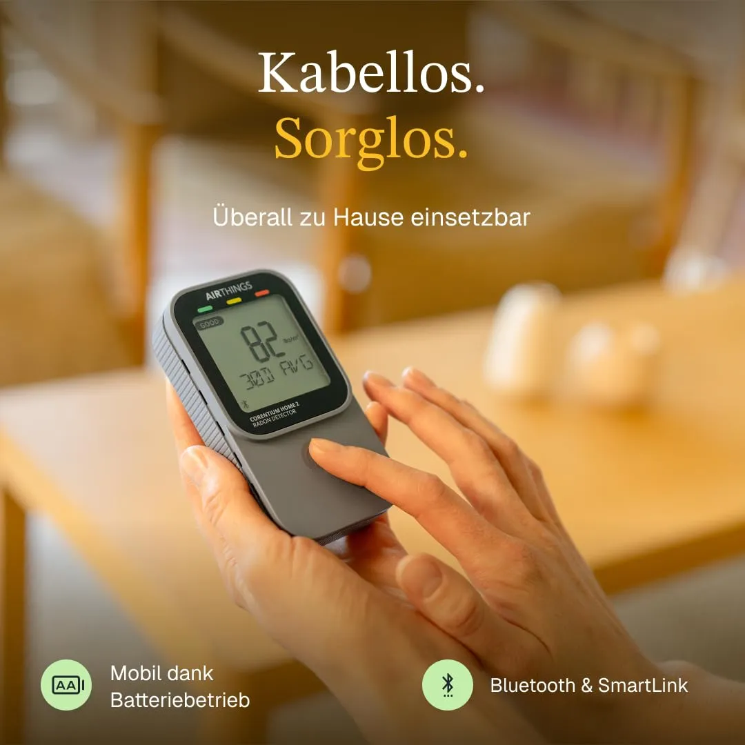 Airthings Corentium Home 2 325 Radonmessgerät Bluetooth