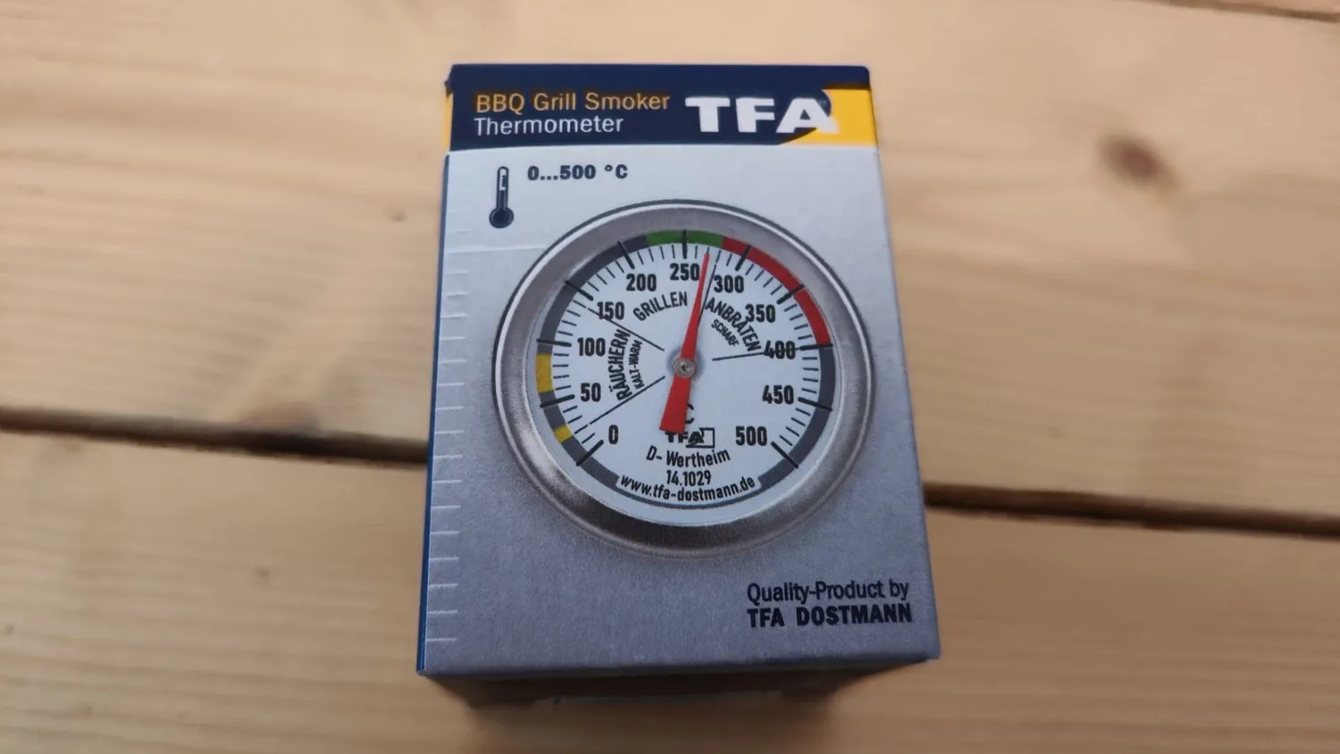TFA Dostmann 14.1029 BBQ Thermometer analog bis 500 °C
