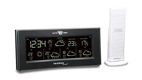 Technoline WD 2950 Wetterdirekt-Wetterstation Farbdisplay schwarz