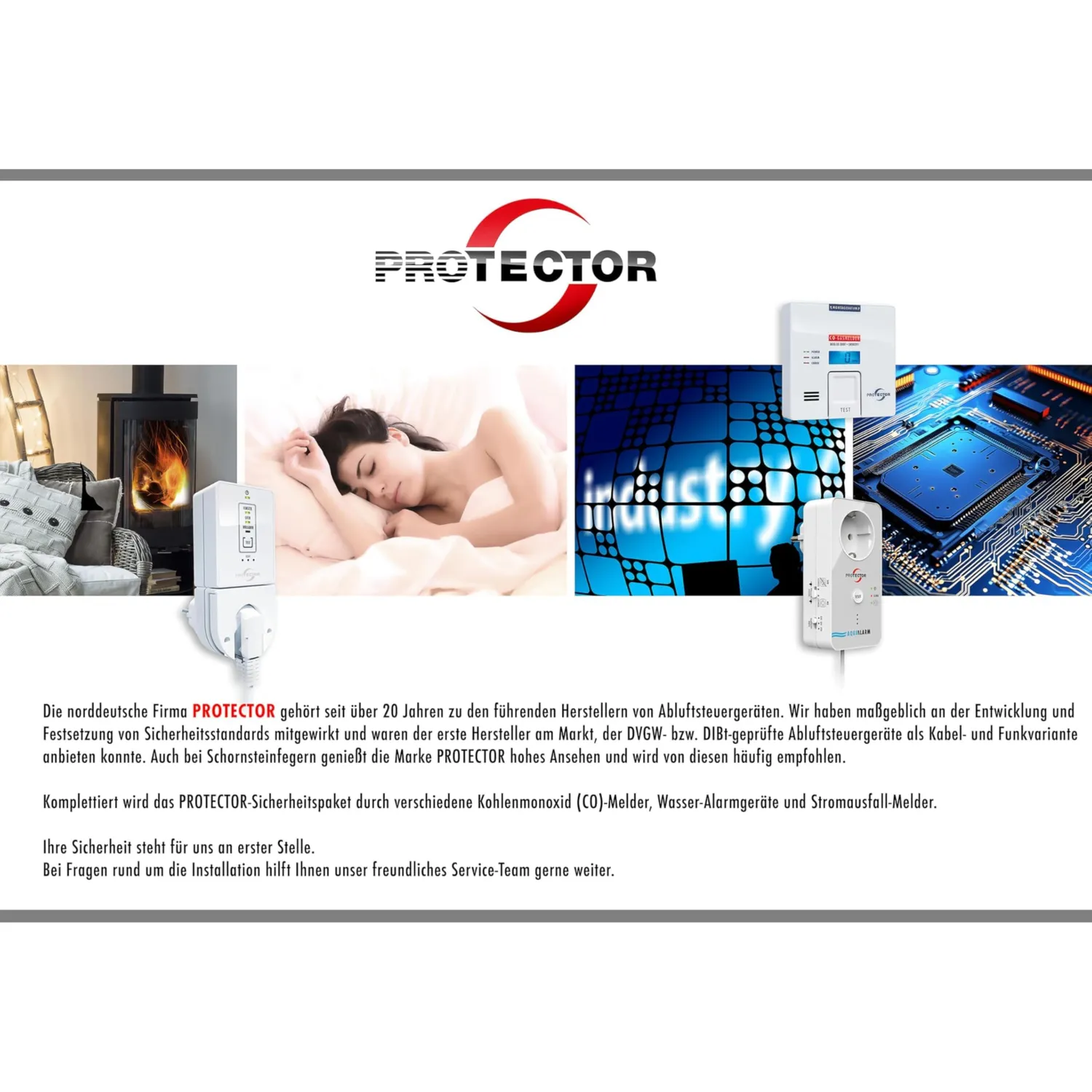 Protector WA-5.1 Wassermelder 2 m Kabel