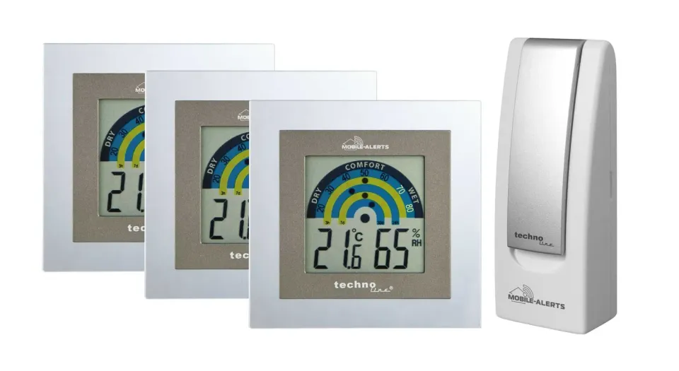 Technoline MA 10011 Raumklimaset 3 Sensoren Gateway Alexa