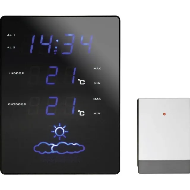 Technoline WS 6820 Wetterstation Funk LED-Anzeige Wecker