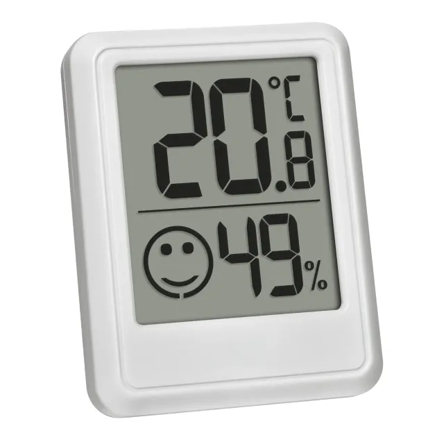 TFA Dostmann 30.5060.02 Mini Thermo-Hygrometer weiß digital