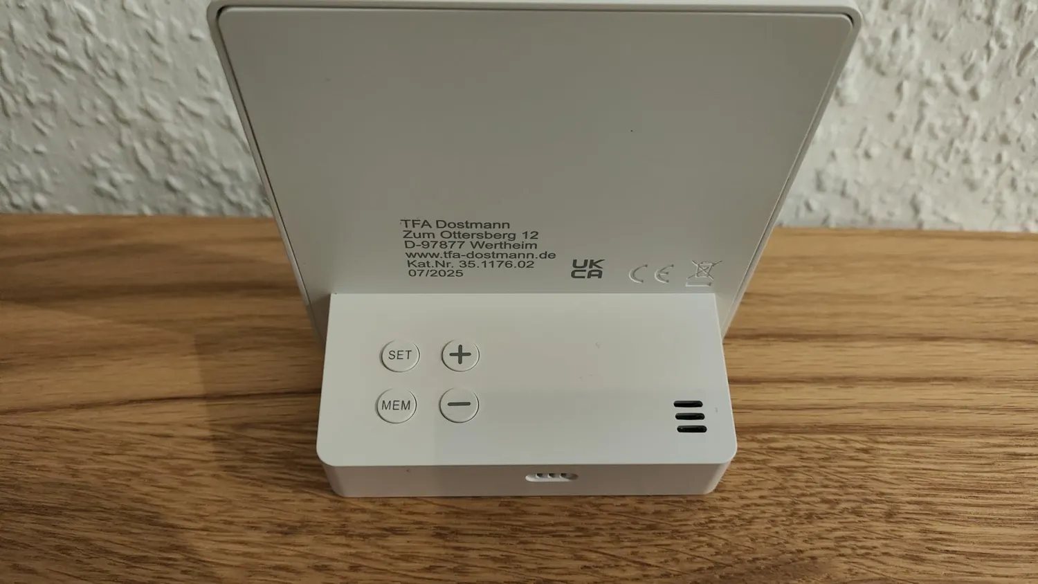 TFA Dostmann Cleo 35.1176.02 Funk-Wetterstation weiß Außensensor