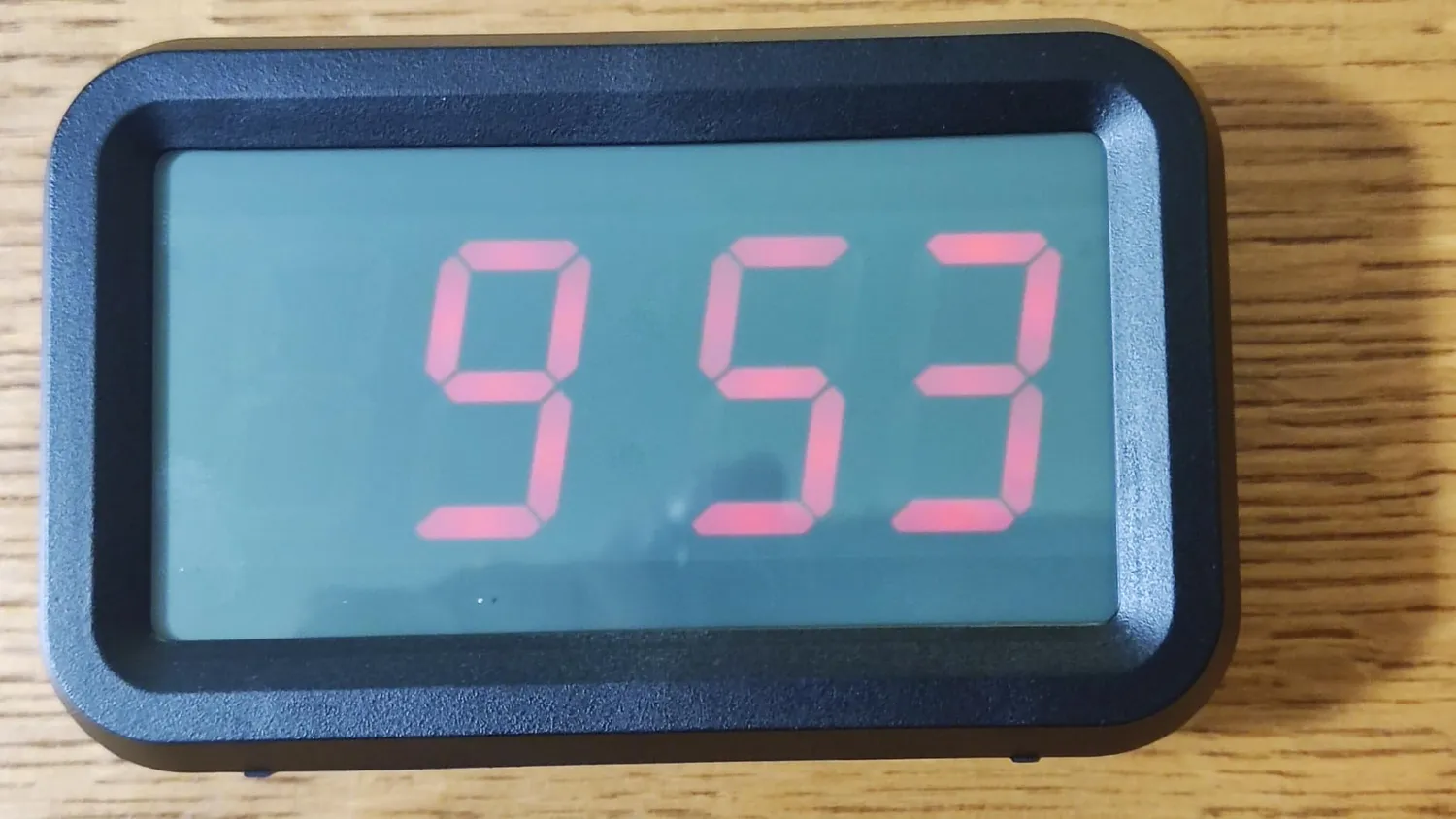 TFA Dostmann 60.2038.01 Digitaler Wecker schwarz LCD-LED Hybrid