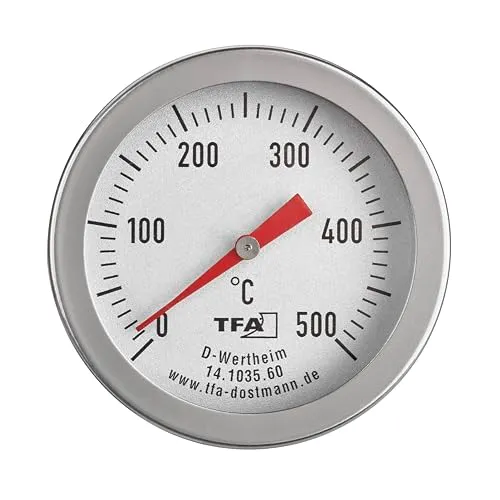 TFA Dostmann 14.1035.60 Backofenthermometer Edelstahl 500°C