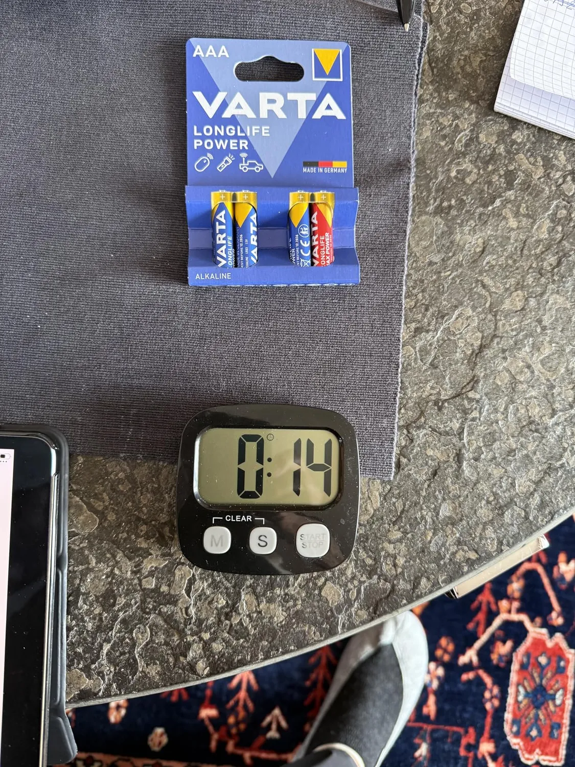 TFA Dostmann 38.2057.02 Kurzzeitmesser weiß Timer