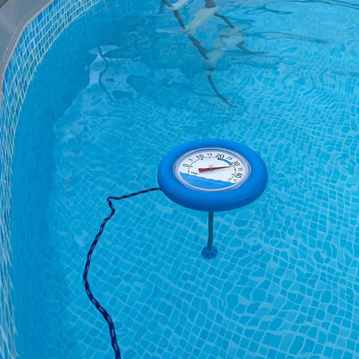 TFA Dostmann Poolwatch 40.2007 Poolthermometer analog blau schwimmend