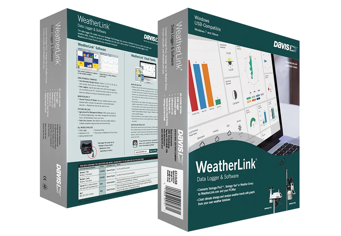 Davis WeatherLink 6510USB Datenlogger USB Konsole