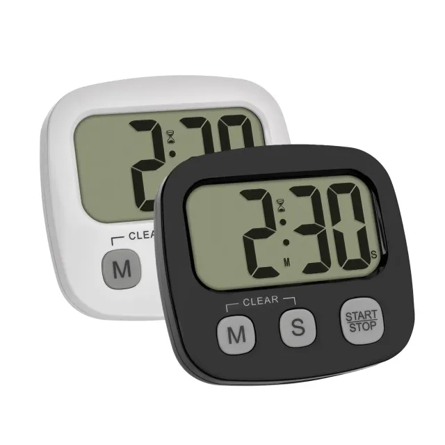 TFA Dostmann Cube 38.2057.40.02 Timer 2er-Set Uhr