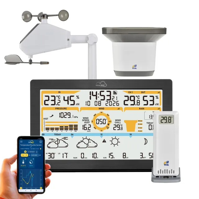 TFA Dostmann TFA.me ID-05 WLAN Wetterstation 8-in-1
