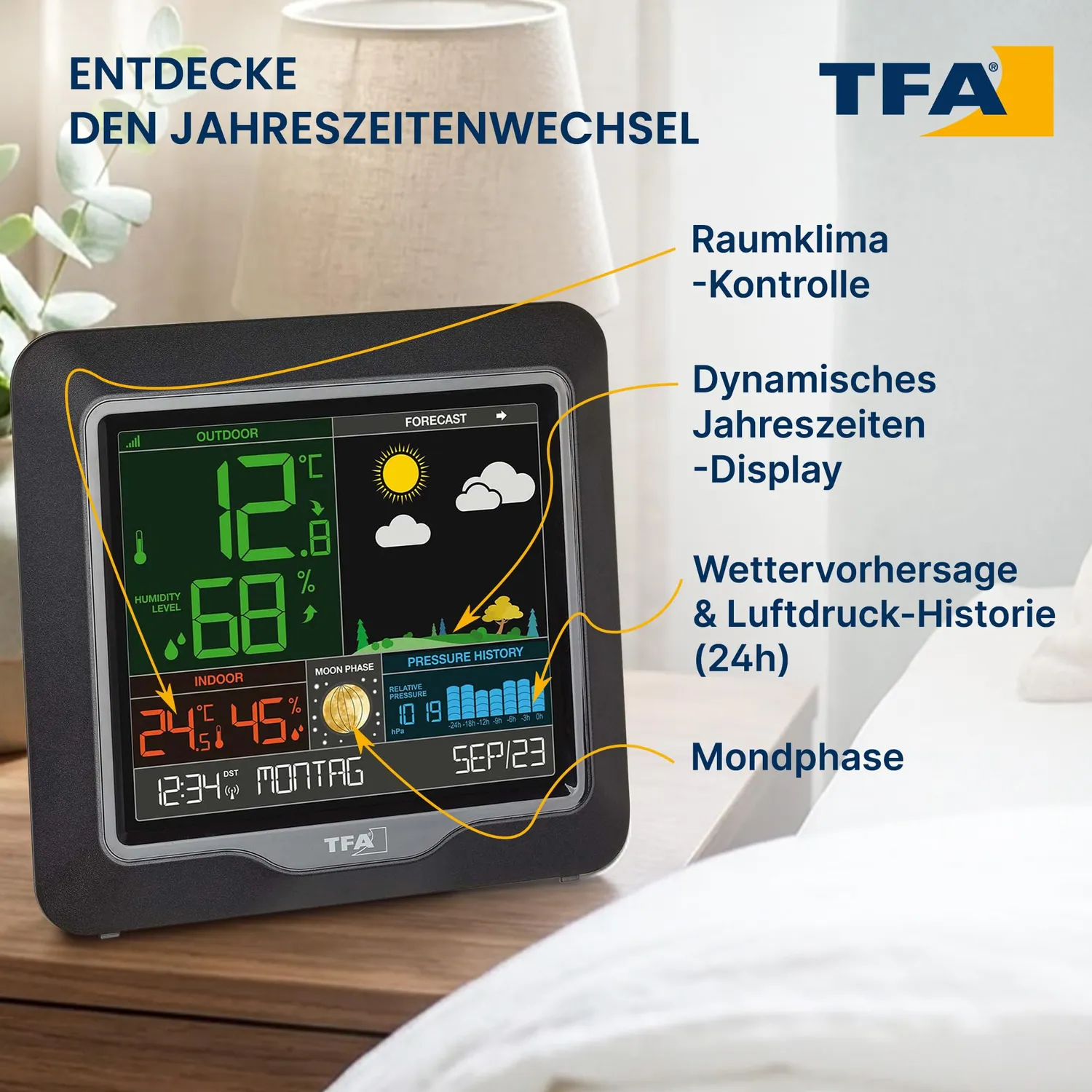 TFA Dostmann Season 35.1150.01 Funk-Wetterstation