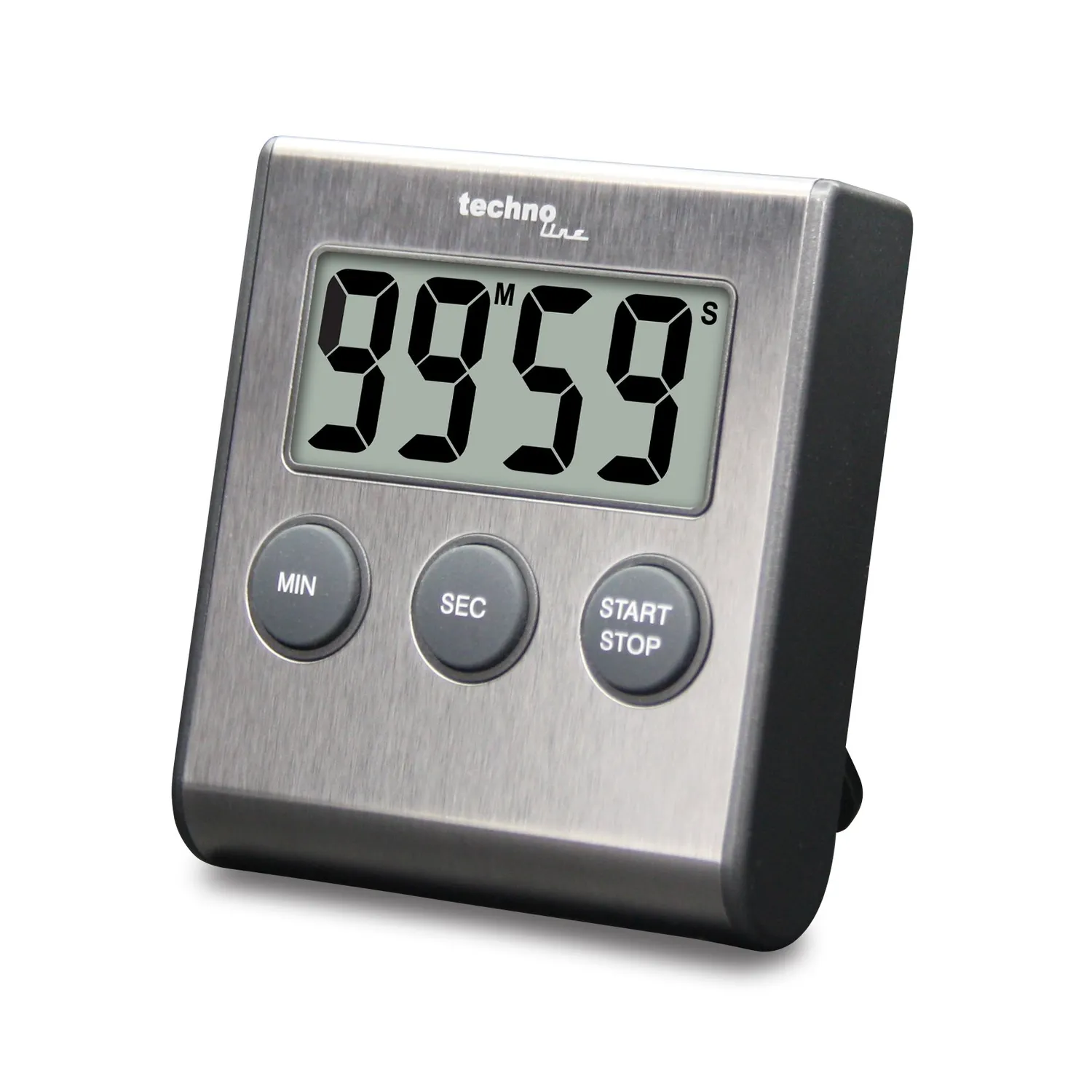 Technoline KT200 Kurzzeitwecker digital Edelstahl Magnet
