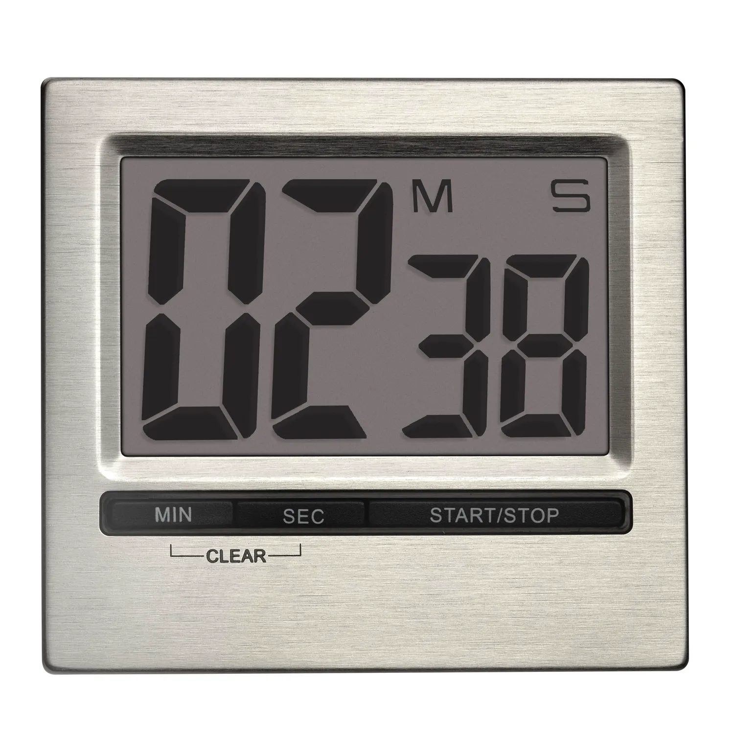 TFA Dostmann Cube-Timer 38.2013 Küchentimer Aluminium 99 Min