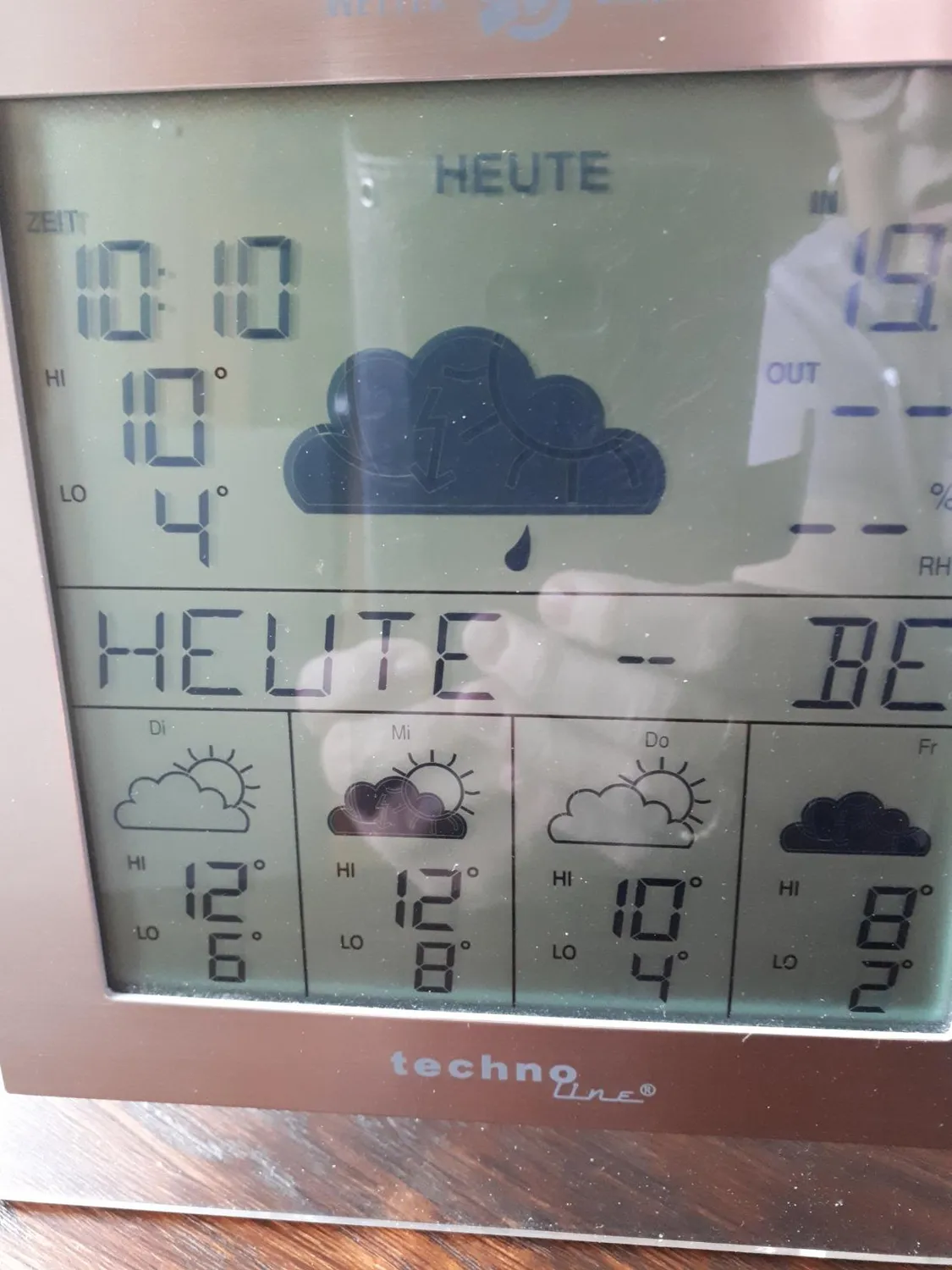 Technoline WD4017 Wetterstation WetterDirekt schwarz-weiß