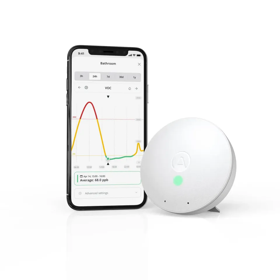 Airthings Wave Mini 292 Luftqualitätsmonitor VOC Mini