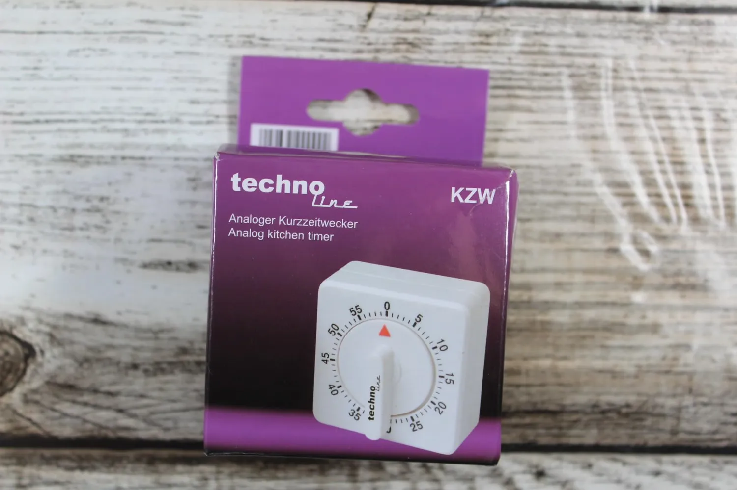 Technoline KZW Kurzzeitwecker analog weiß 60 Minuten