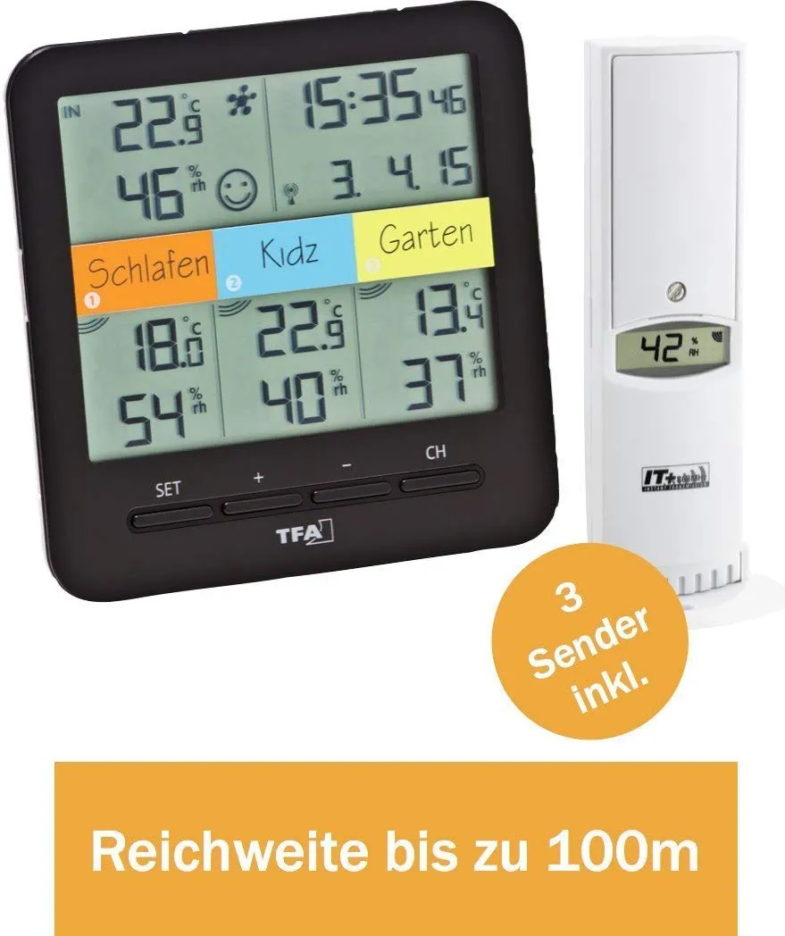TFA Dostmann 31.4007.02 WeatherHub Starter-Set weiß