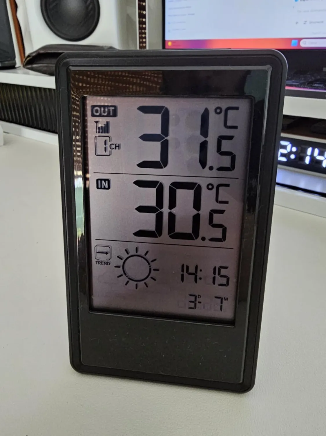 TFA Dostmann 35.1170.01 Funk-Wetterstation schwarz 100m