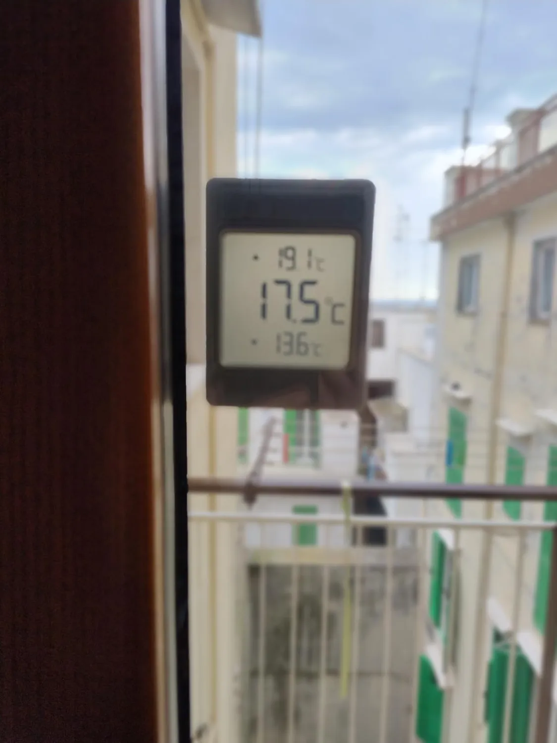TFA Dostmann Windoo 30.1067.15 Fensterthermometer Grau wetterfest