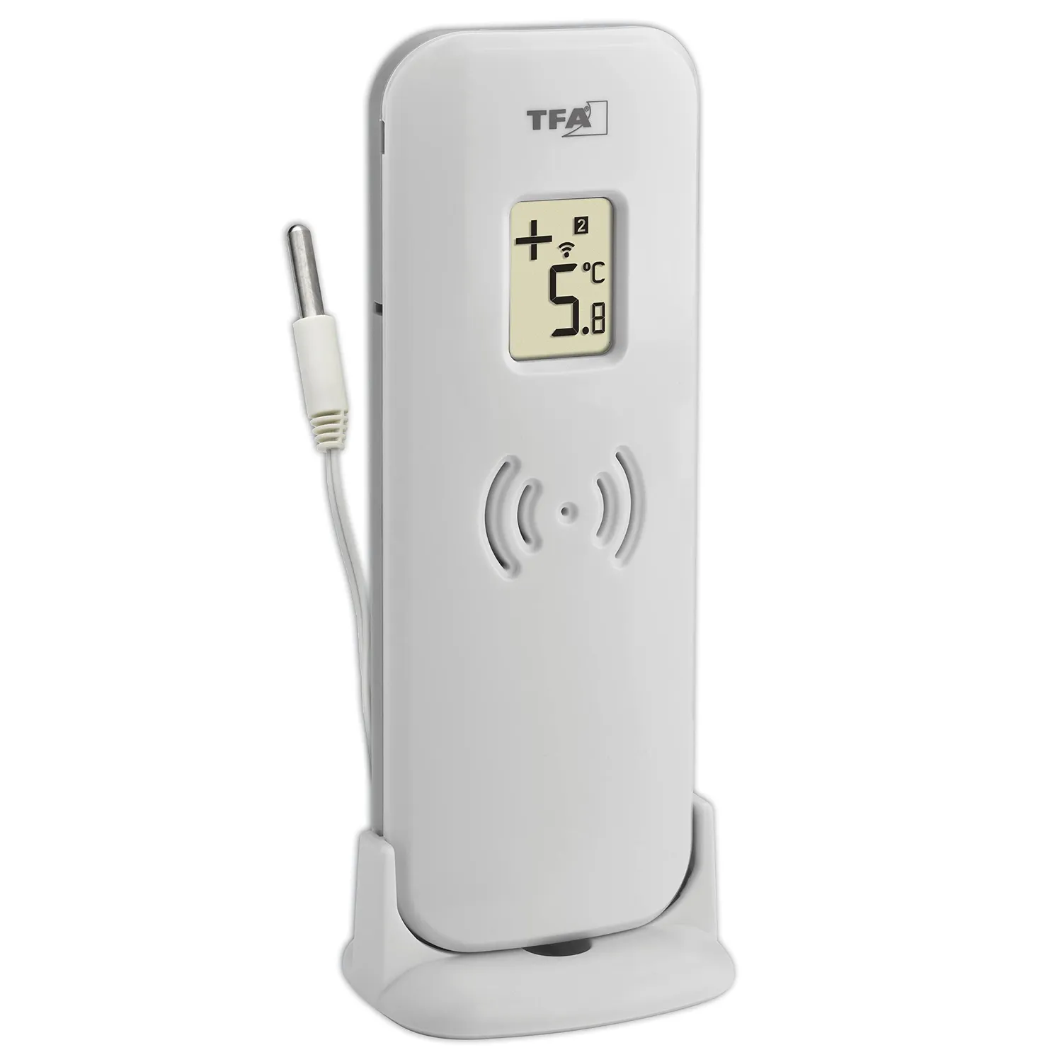 TFA Dostmann 30.3073.01 Double-Check Funk-Thermometer schwarz