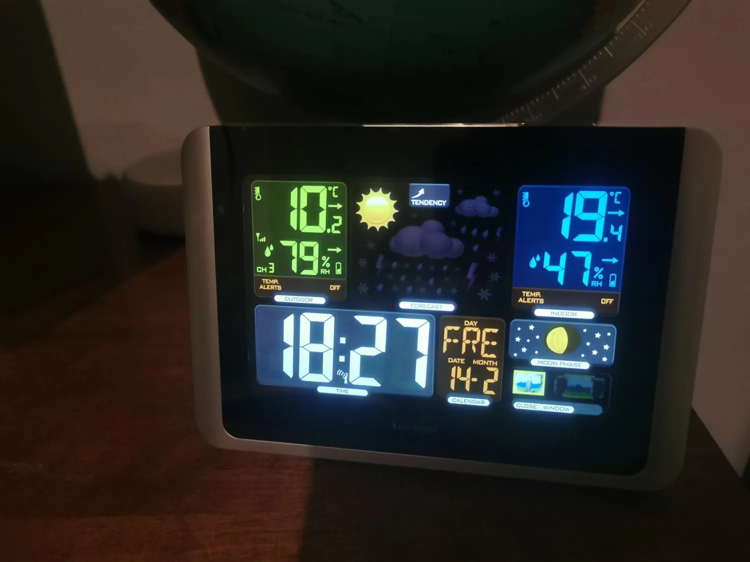Technoline WS 6442 Funk-Wetterstation Farbdisplay schwarz