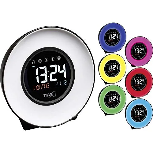 TFA Dostmann Moodlight 60.2023.02 Lichtwecker weiß Naturklang