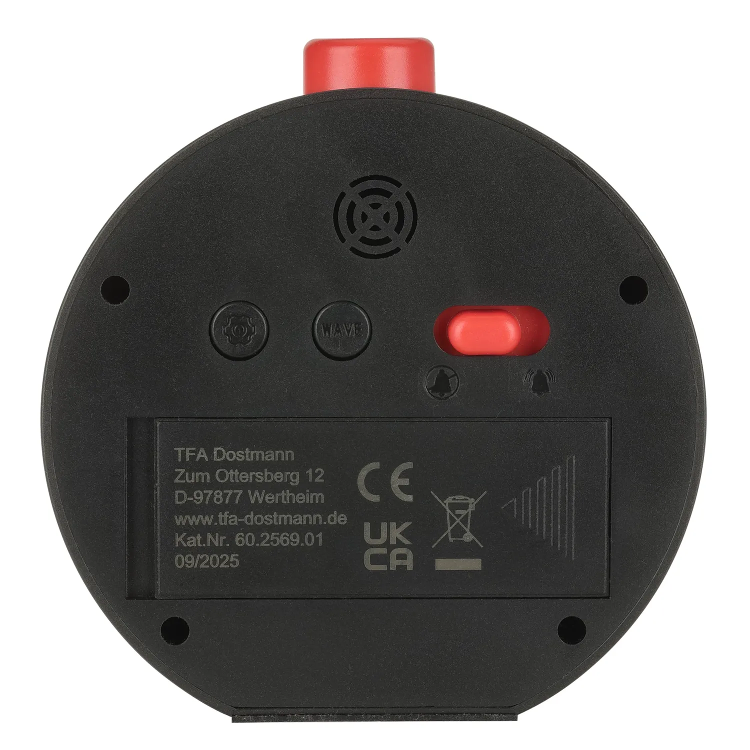 TFA Dostmann 60.2569 digitaler Funk-Wecker Timer schwarz
