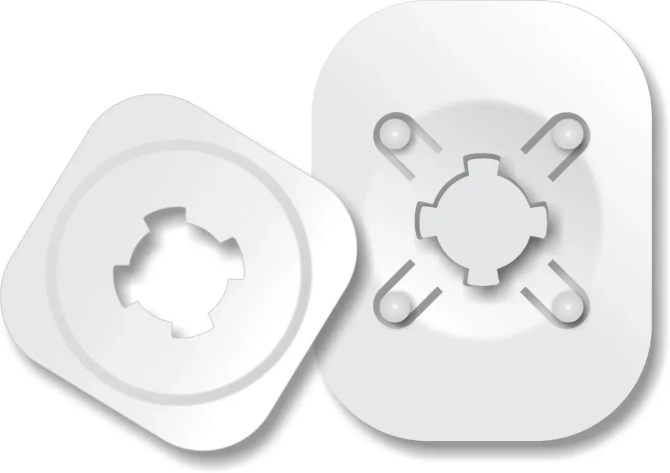 Technoline Universal Holder Smartphone-Halterung weiß wiederverwendbar