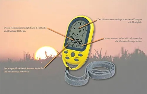 Technoline EA 3050 Kompass gelb mit Höhenmesser