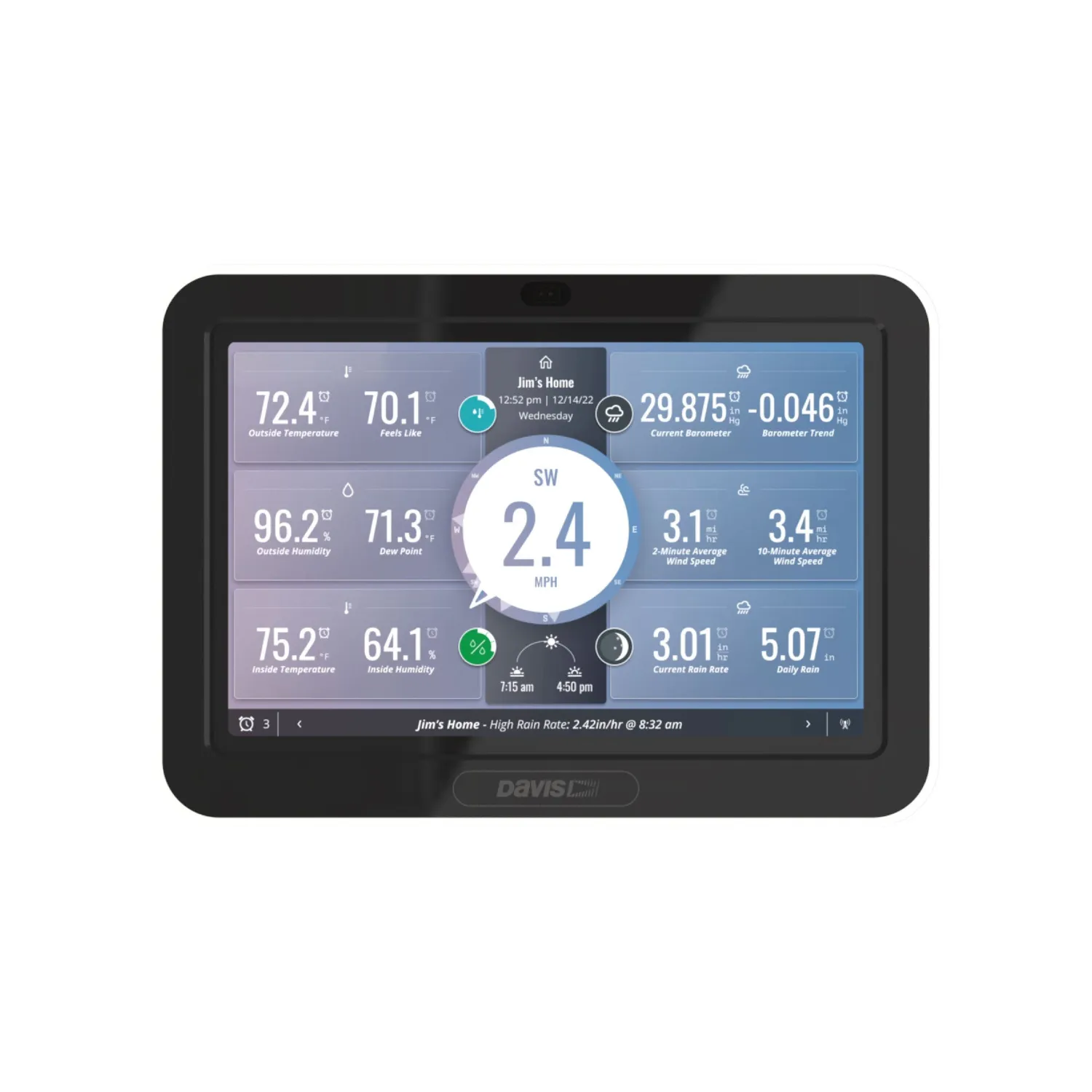 Davis WeatherLink Console 6313 Konsole WLAN Touch