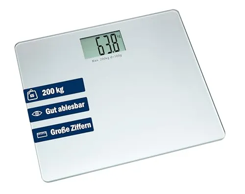 TFA Dostmann Big Step 50.1010.54 Personenwaage silber