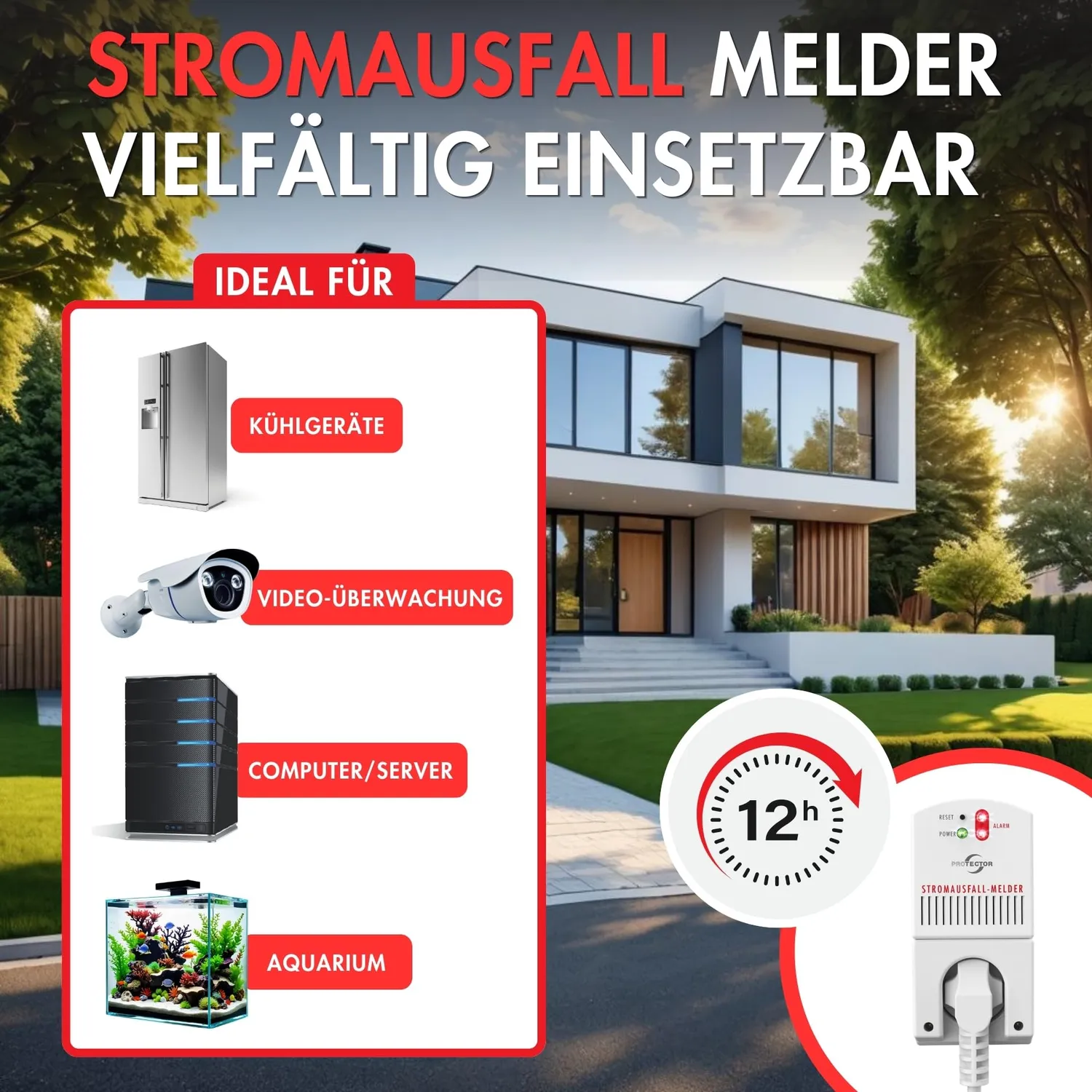 Protector SAM 1000 Stromausfallmelder 3500 W