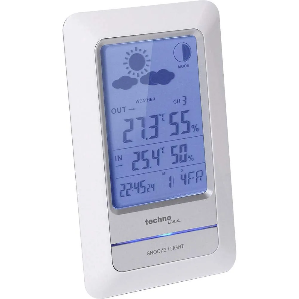 Technoline WS 6740 Wetterstation Weiß Vorhersage