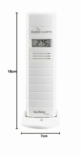 Technoline Mobile Alerts MA 10200 Thermo-Hygrosensor mit Alarm