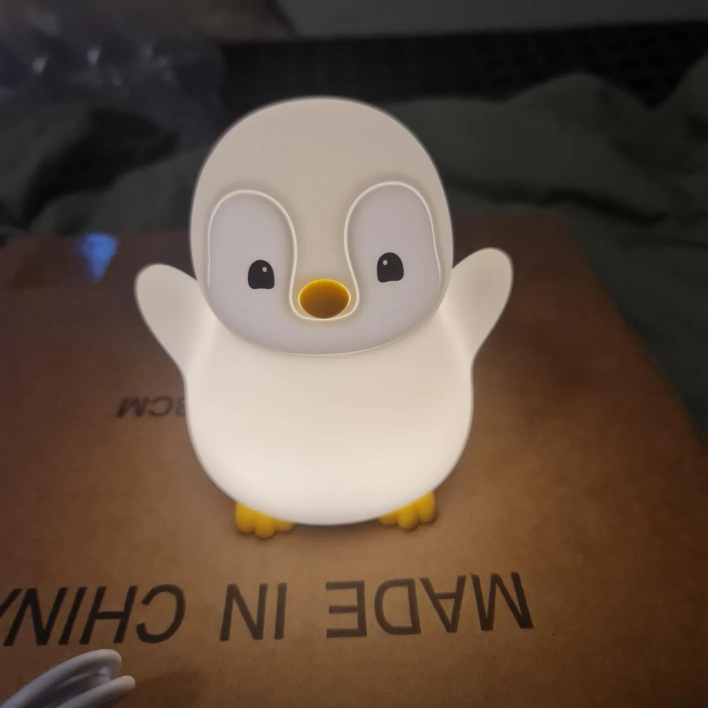 TFA Dostmann 43.2043 Nachtlicht Pinguin grau